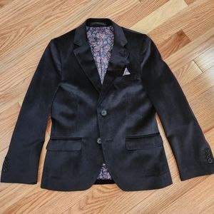 Isaac Mizrahi Black Velvet Sportcoat size boys 10